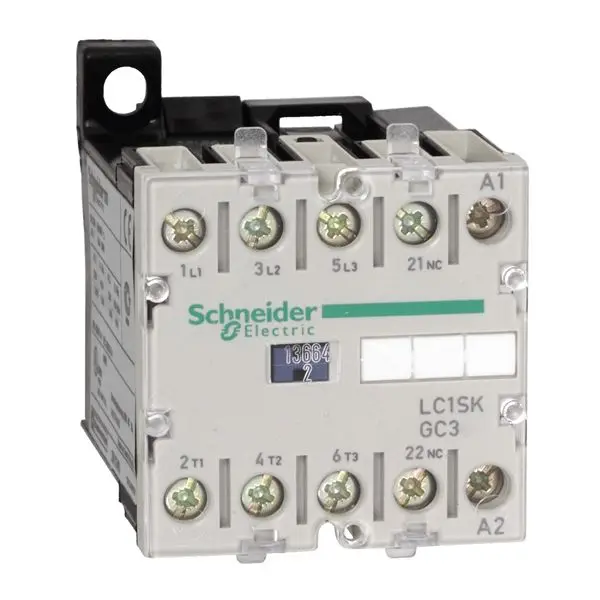 Contactor Schneider Electric TeSys LC1SKGC de 3 polos, 3 NA, 9 , bobina 230 V ac | LC1SKGC301P7