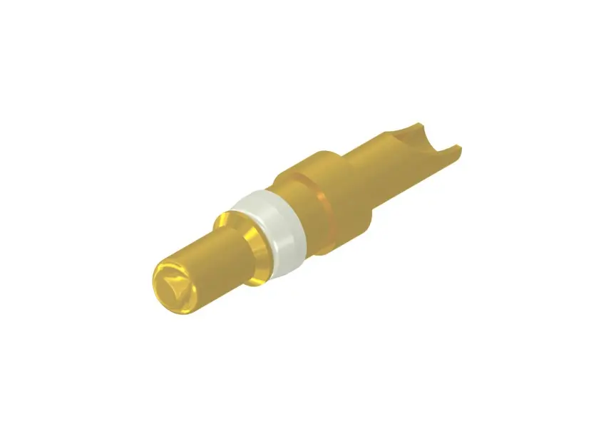 Contacto de alimentación de conector D-Sub CONEC 131C10029X, 3.6mm, Macho, Soldadura, Revestimiento de Oro sobre