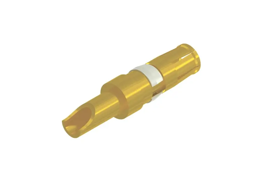 Contacto de alimentación de conector D-Sub CONEC 132A10029X, 3.6mm, Hembra, Soldadura, Revestimiento de Flash de oro