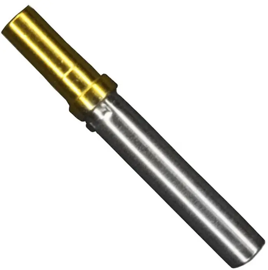 Contacto del conector circular CONEC 132A15019X, 1.69mm, Hembra, Crimpado, Revestimiento de Flash de oro sobre níquel,