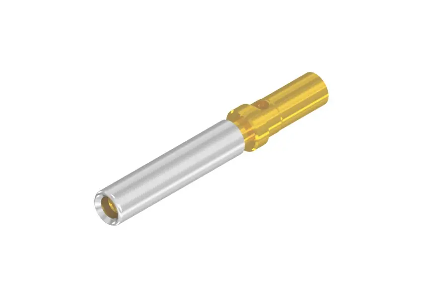 Contacto del conector circular CONEC 132C15019X, 1.69mm, Hembra, Crimpado, Revestimiento de Oro sobre Níquel, 24
