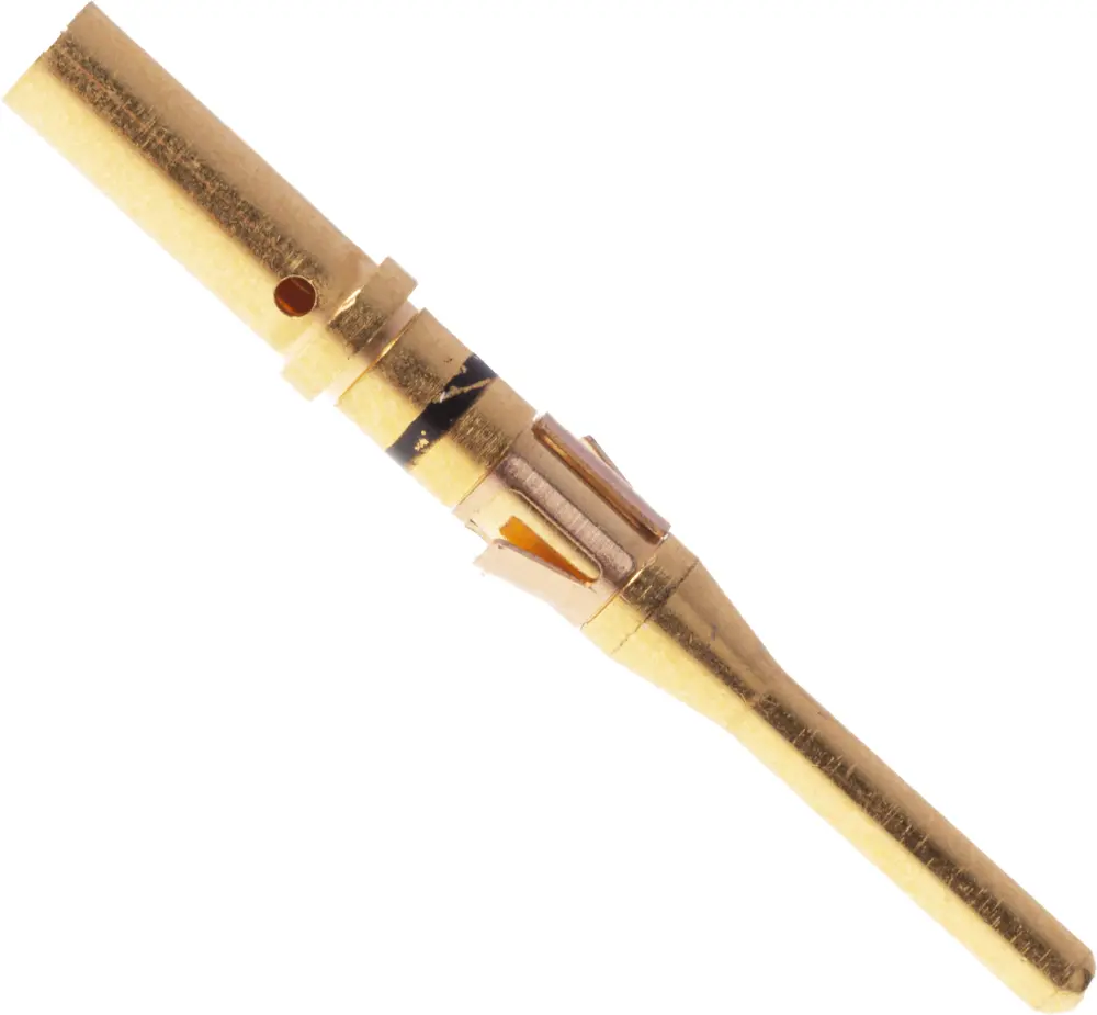 Contacto de terminal de crimpado ITT Cannon 192991-0083/T3P16MC1LZ, Trident, Macho, Crimpado, Revestimiento de Oro | T3P16...
