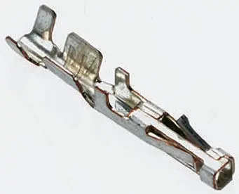 Contacto de crimpado hembra TE Connectivity serie Micro MATE-N-LOK, de Bronce Fosforado, sección máx. 26AWG, 0.1mm² | 1...