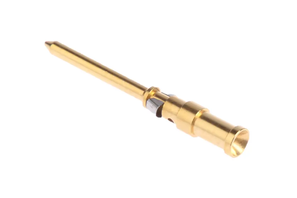 Contacto para conector industrial Macho HARTING serie Han Contacts, corriente 10A, para cable hasta 0.75mm² | 9150006125