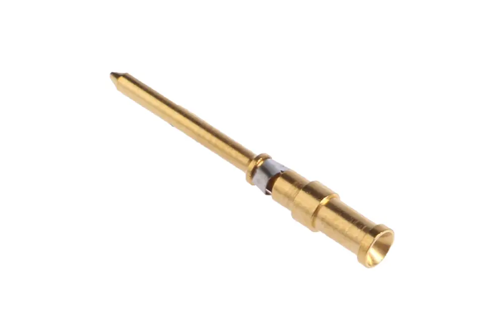 Contacto para conector industrial Macho HARTING serie Han Contacts, corriente 10A, para cable hasta 0.5mm² | 9150006123