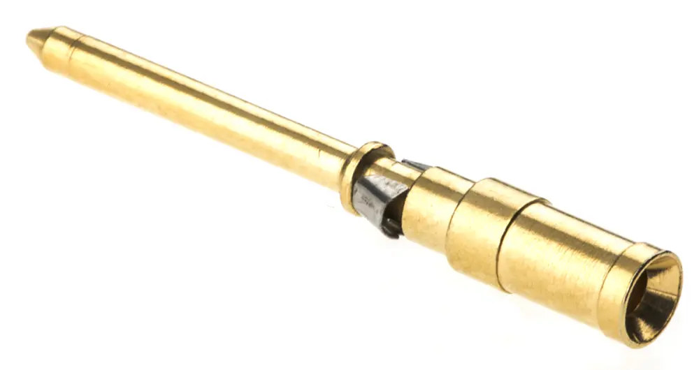 Contacto para conector industrial Macho HARTING serie Han Contacts, corriente 10A, para cable hasta 1.5mm² | 9150006121