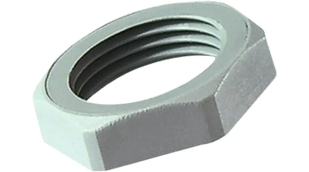 Contratuerca para prensaestopas, Jacobs, Gris, Poliamida, M32 | 50.232PA7035
