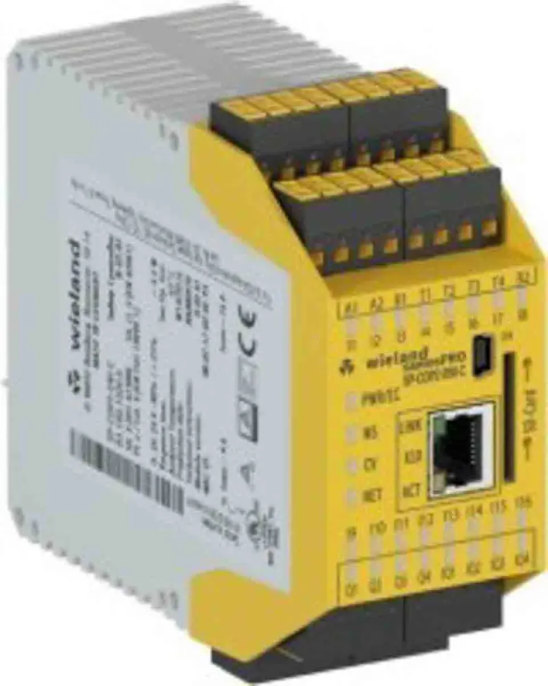 Controlador de seguridad Wieland samosPRO-Compact module SP-COP, 16 E/4 S, 16,8 → 30 V dc | R1.190.1320.0