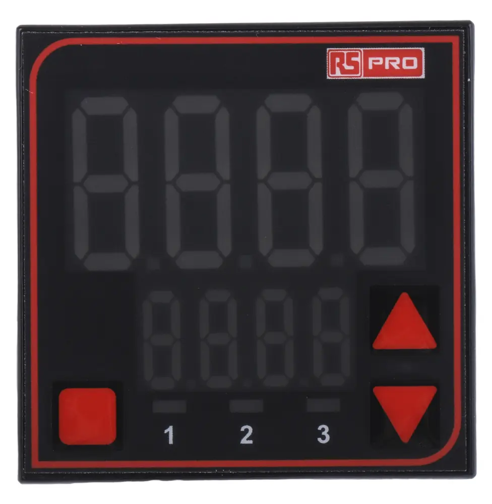 Controlador de temperatura PID, 48 x 48mm, 110 → 240 V ac Analógico, Termopar tipo B, Termopar tipo C,