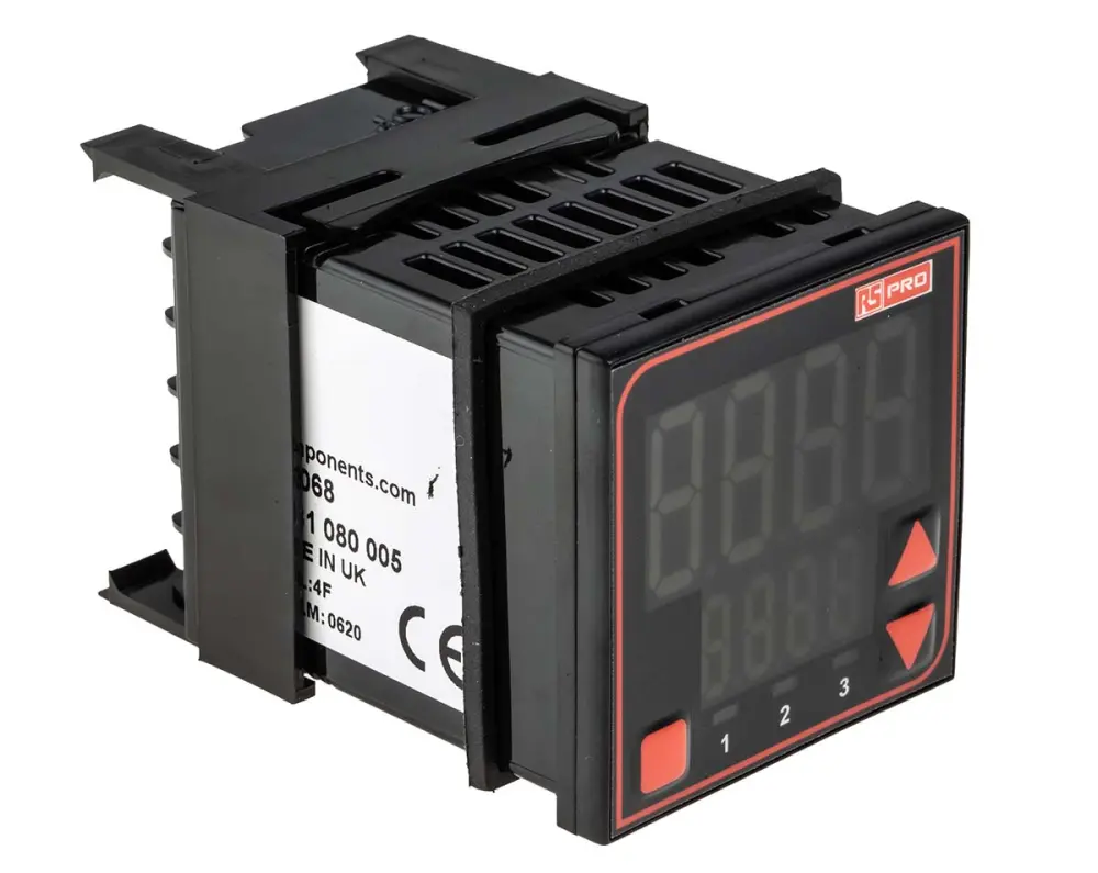 Controlador de temperatura PID, 48 x 48mm, 24 V ac/dc Analogue, B Type Thermocouple, C Type Thermocouple, J Type