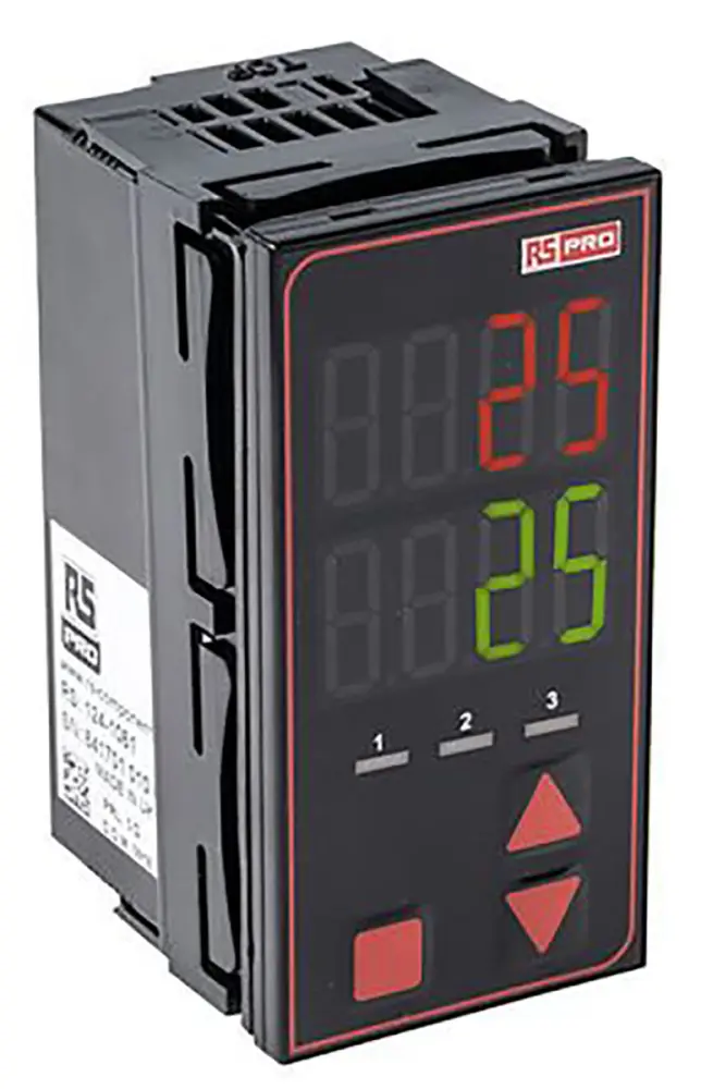 Controlador de temperatura PID, 96 x 48mm, 24 V ac / dc Analógico, Termopar tipo B, Termopar tipo C, Termopar