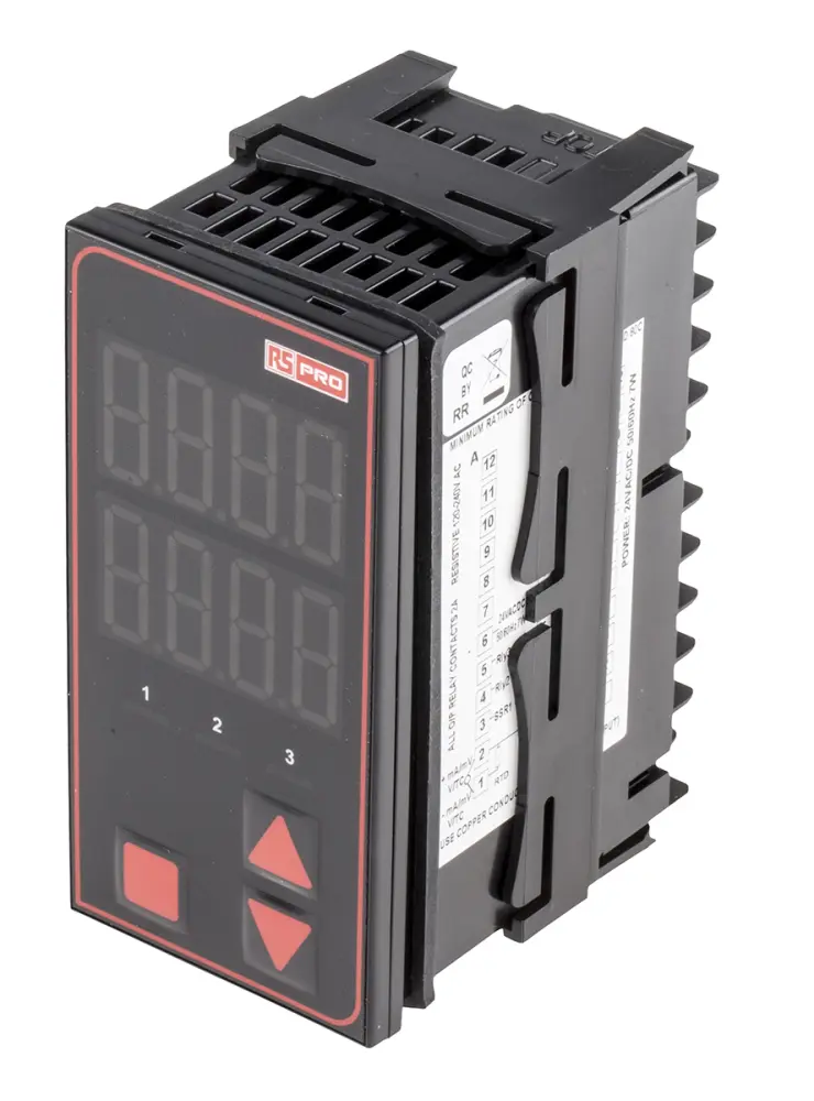 Controlador de temperatura PID, 96 x 48mm, 24 V ac / dc Analógico, Termopar tipo B, Termopar tipo C, Termopar