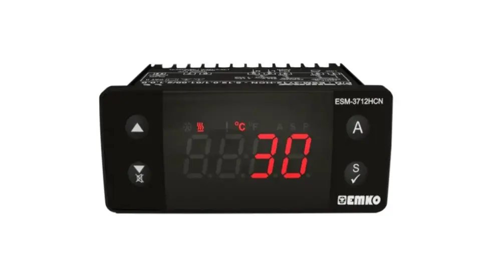 Módulo de control de temperatura Emko serie ESM, 30 V, 1 entrada Relé | ESM-3712-HCN.8.11.0.1/01.00/2.0.0.0