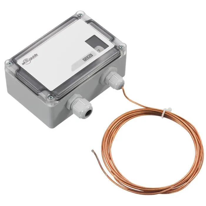 Termostato WIKA serie A2G-65, 120 x 80 x 50.3mm, 250 V, 1 salida Salida de conmutación integrada | 40388488