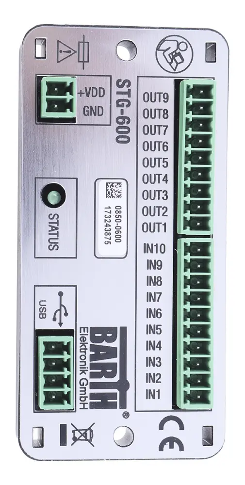 Módulo de E/S PLC BARTH mini-PLC lococube, 7 → 32 V dc, 10 entradas tipo Analogue, Digital, 8 salidas tipo | 0660-0600