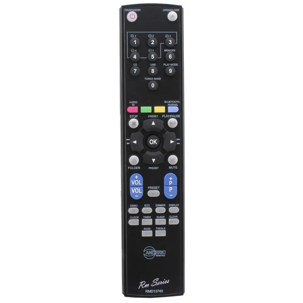 Control remoto Anderic RRMCGA409AWSA para Sharp Audio - RMD13745