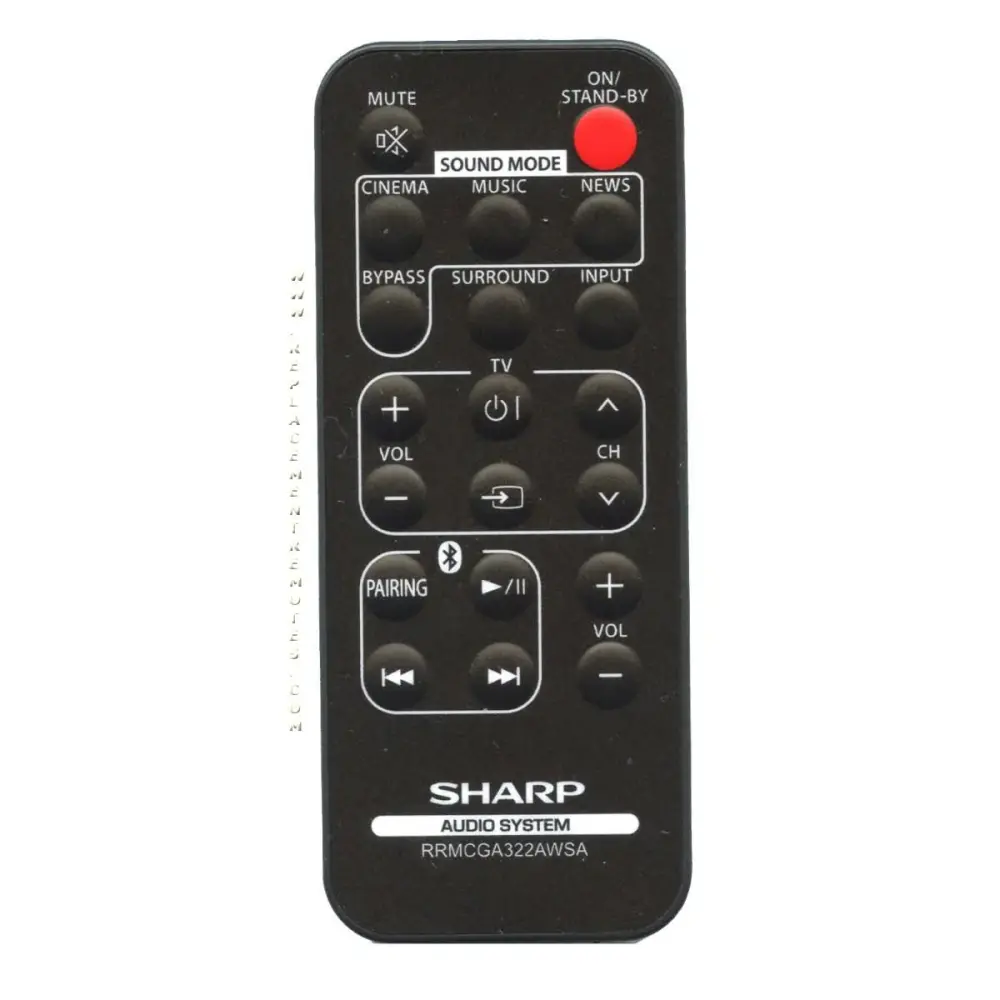 Control remoto de audio Sharp RRMCGA322AW02