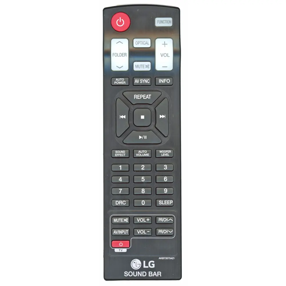 Control remoto de la barra de sonido LG AKB73575421