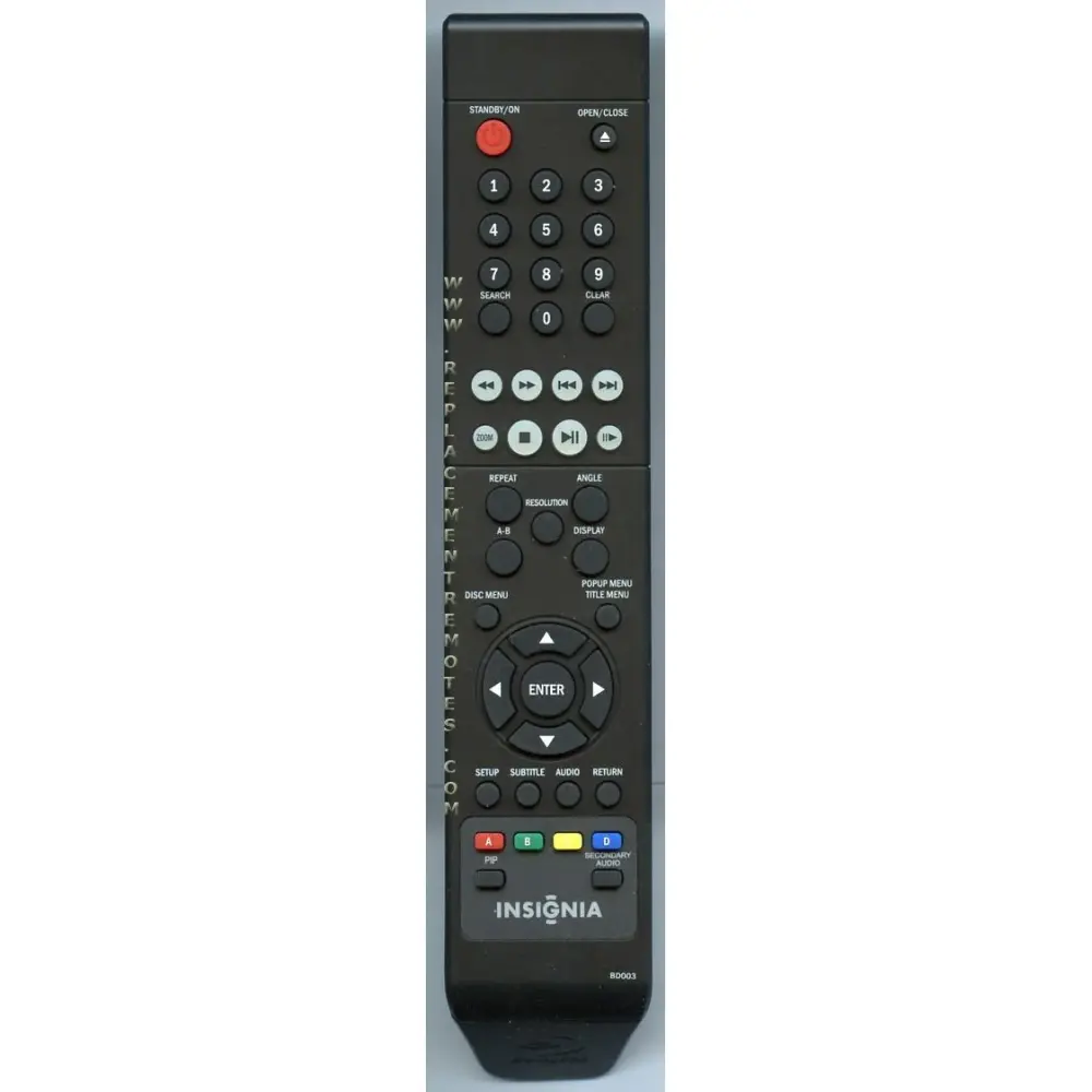 Control remoto de Blu-ray Insignia BD003