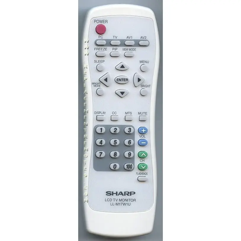 Control remoto del monitor Sharp LLM17W1U
