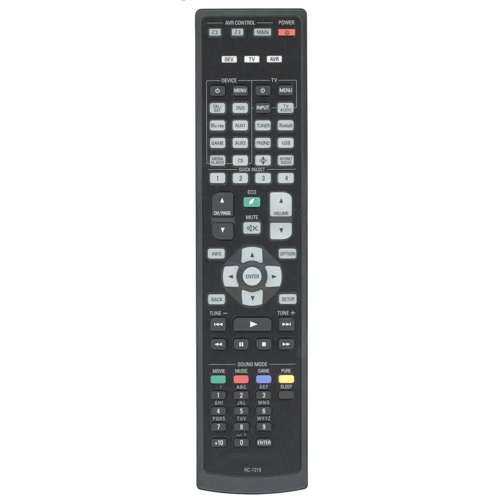 Control remoto del receptor Denon RC1219