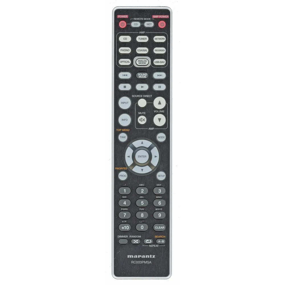 Control remoto del receptor Marantz RC003PMSA