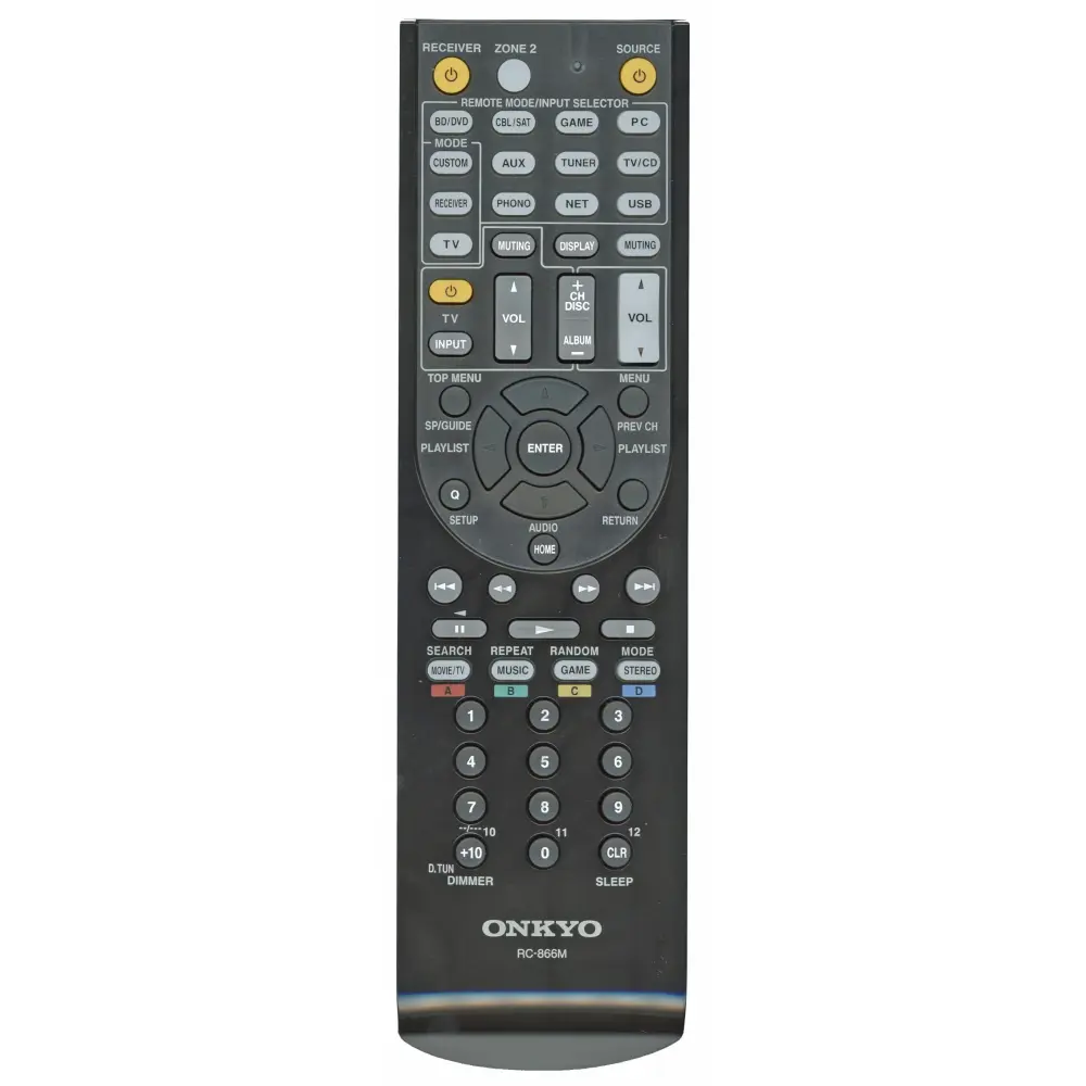 Control remoto del receptor Onkyo RC866M