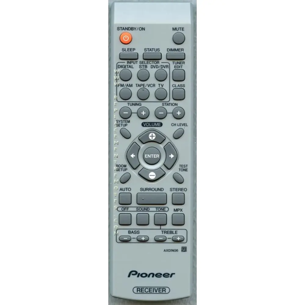 Control remoto del receptor Pioneer AXD7406