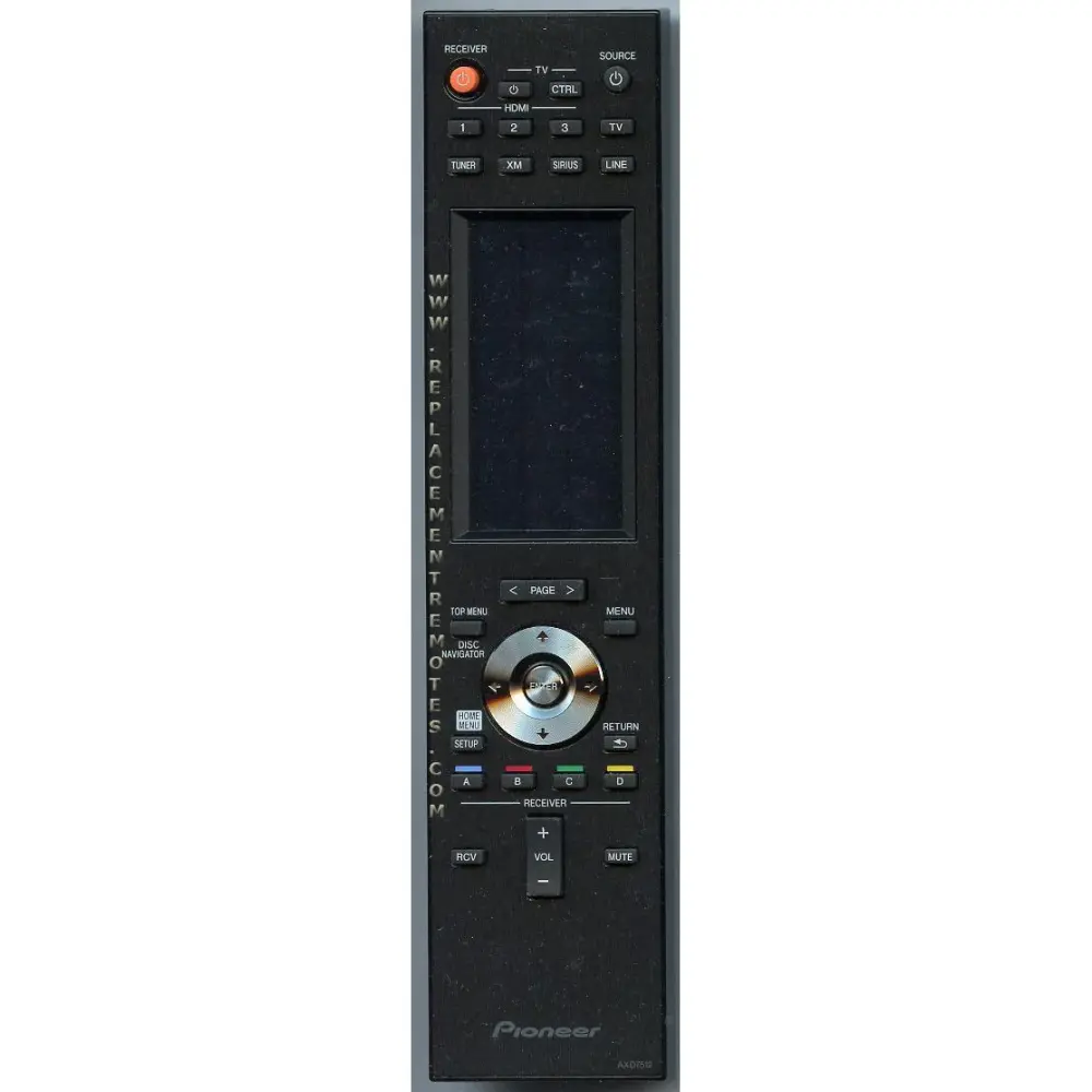 Control remoto del receptor Pioneer AXD7512