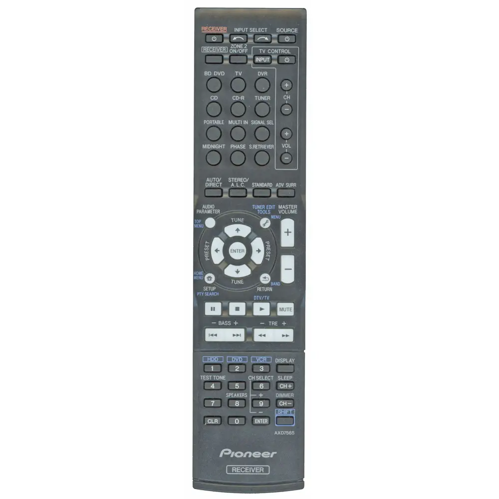 Control remoto del receptor Pioneer AXD7565