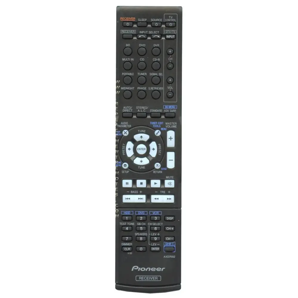 Control remoto del receptor Pioneer AXD7582