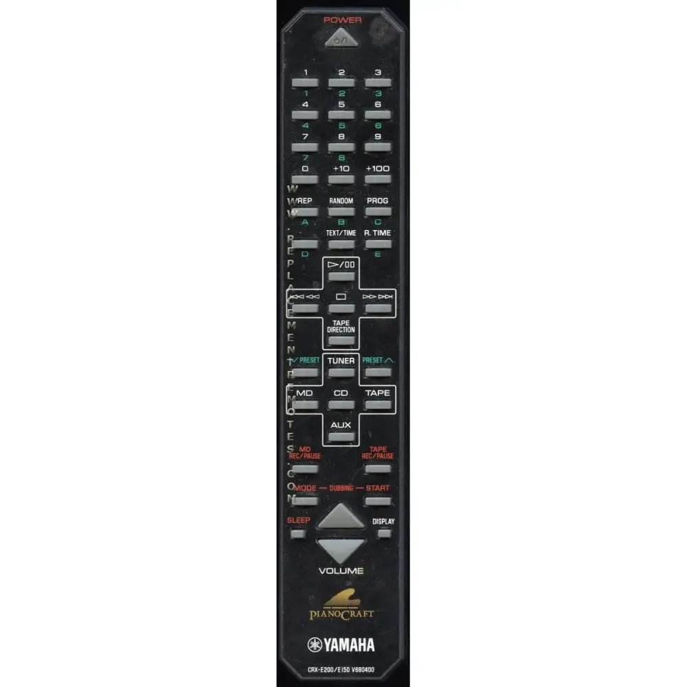 Control remoto del receptor Yamaha CRXE200/E150