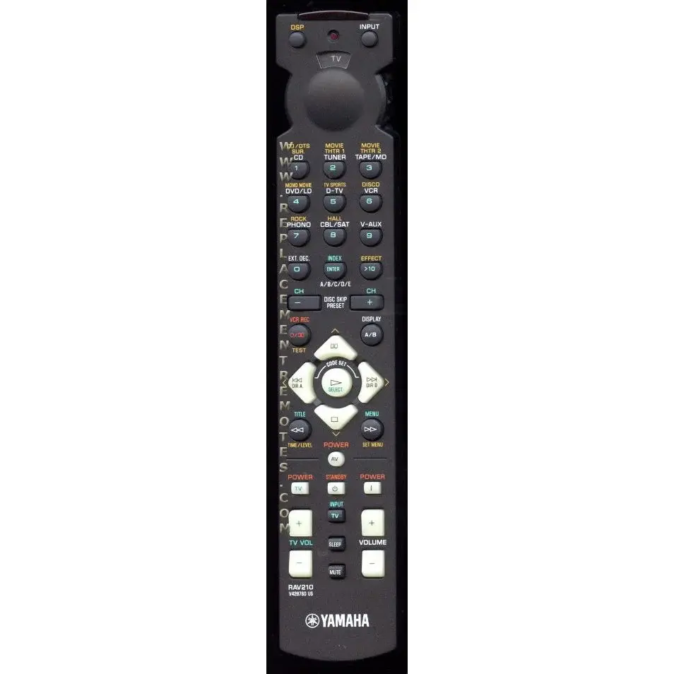 Control remoto del receptor Yamaha RAV210