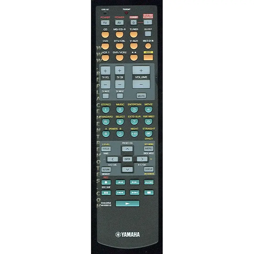 Control remoto del receptor Yamaha RAV252