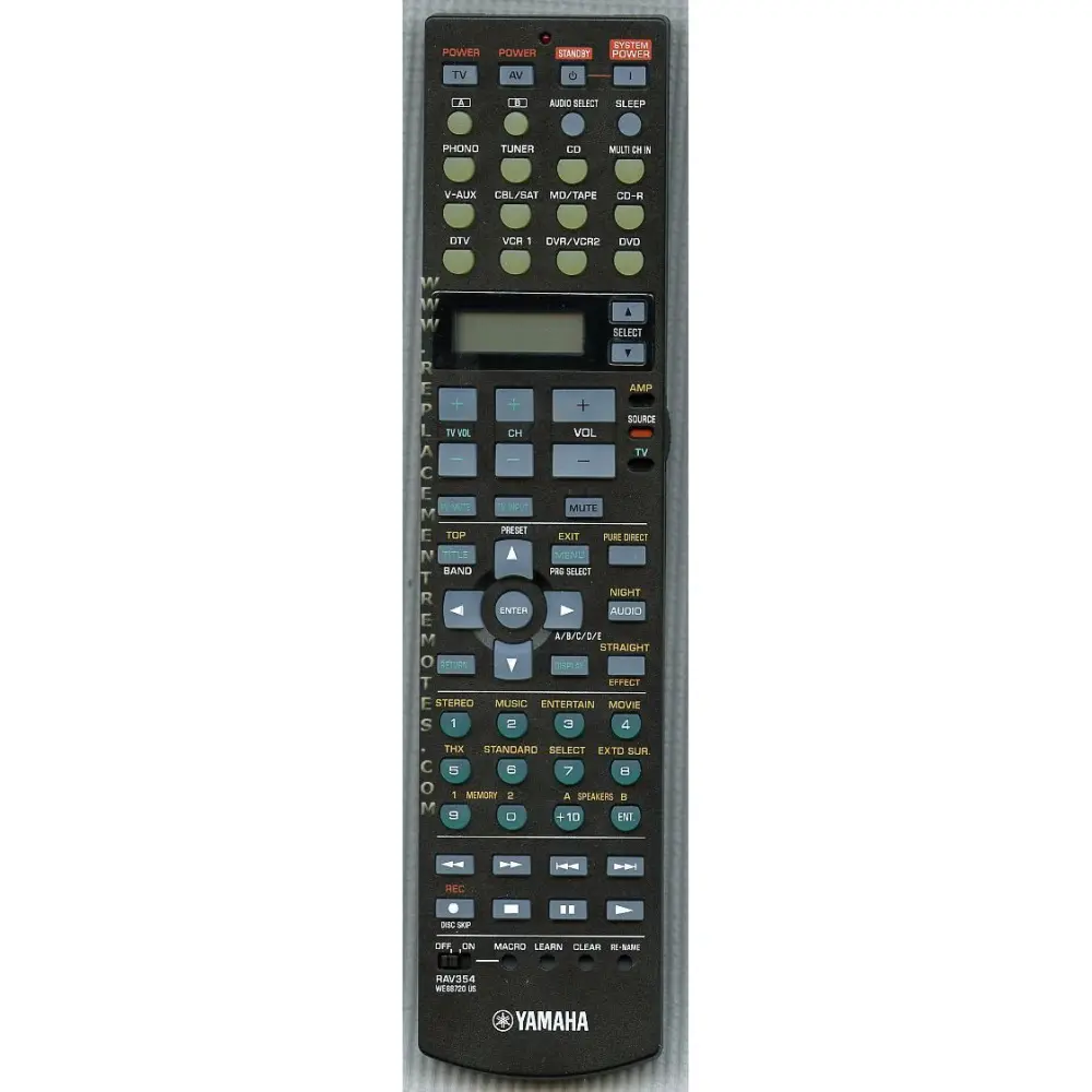 Control remoto del receptor Yamaha RAV354