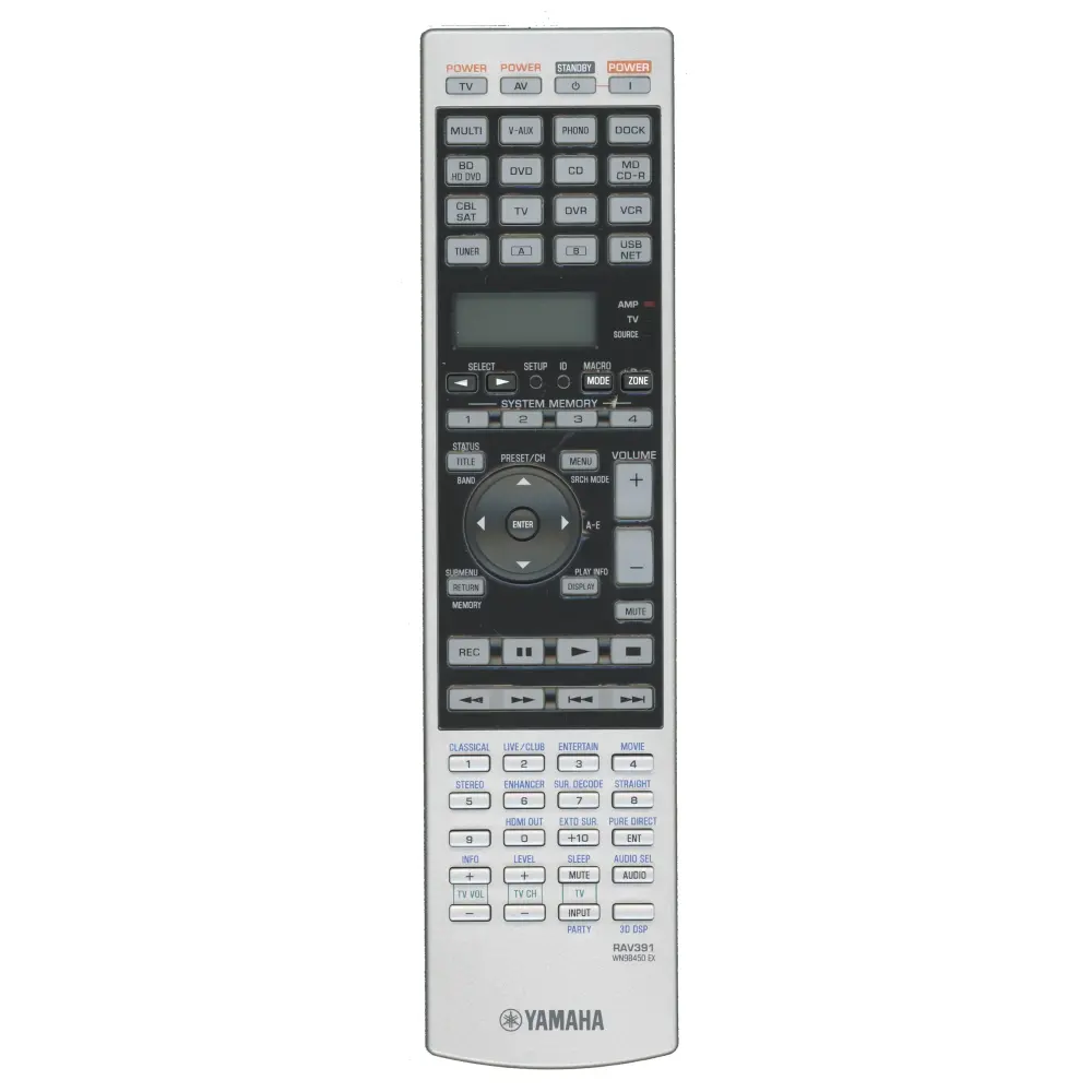 Control remoto del receptor Yamaha RAV391