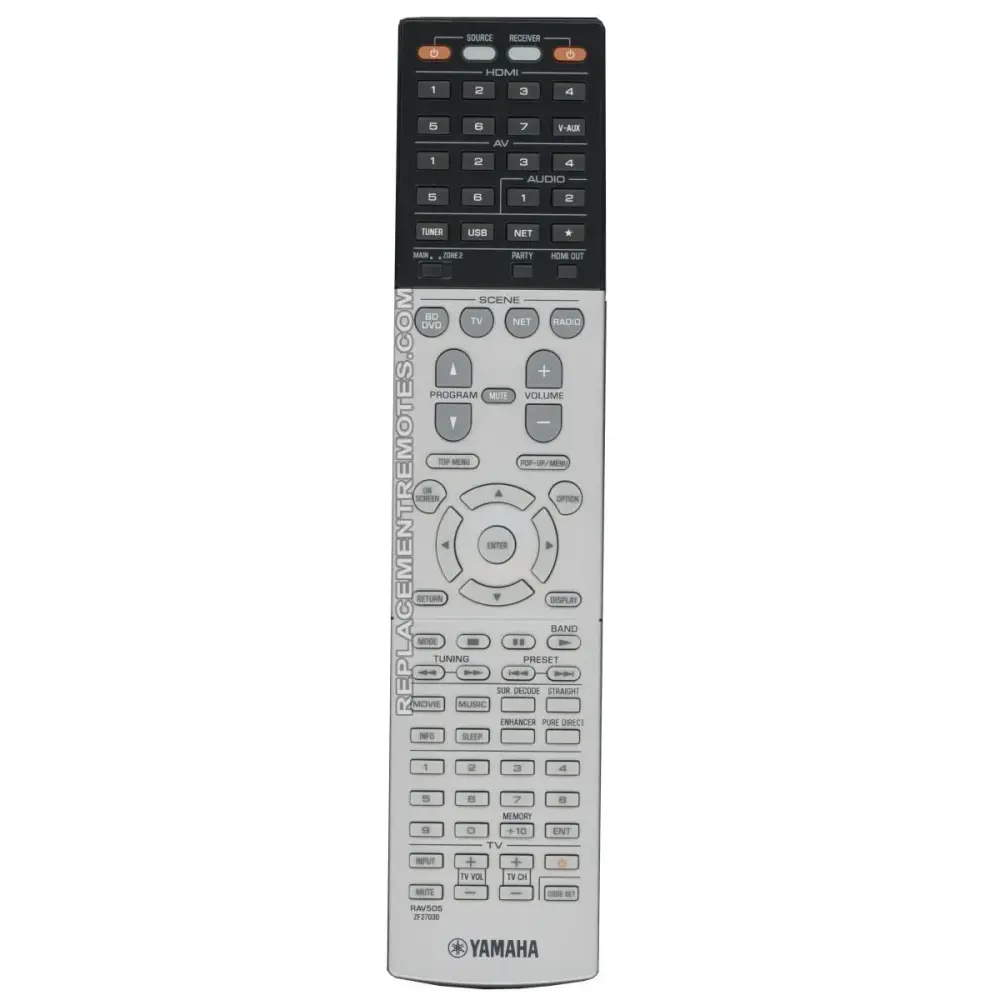 Control remoto del receptor Yamaha RAV505