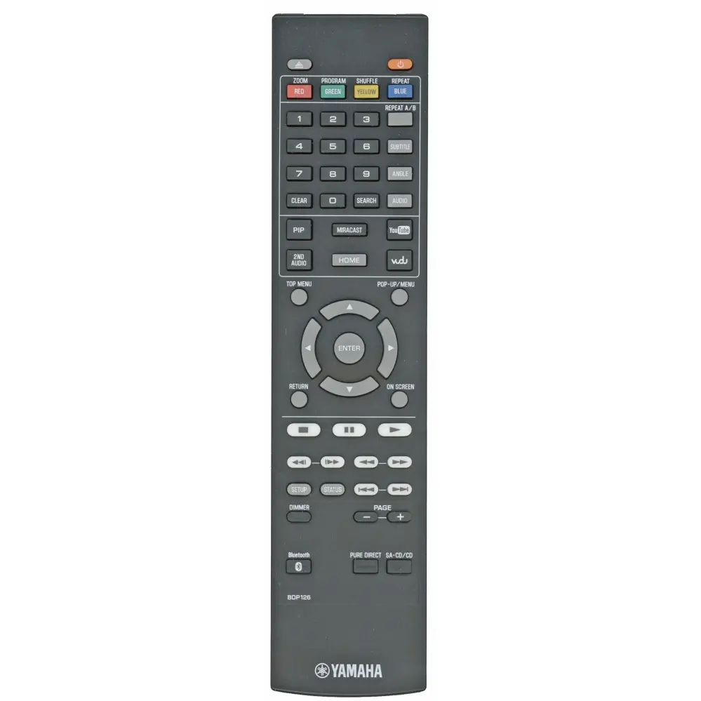 Control remoto de DVD Yamaha BDP126