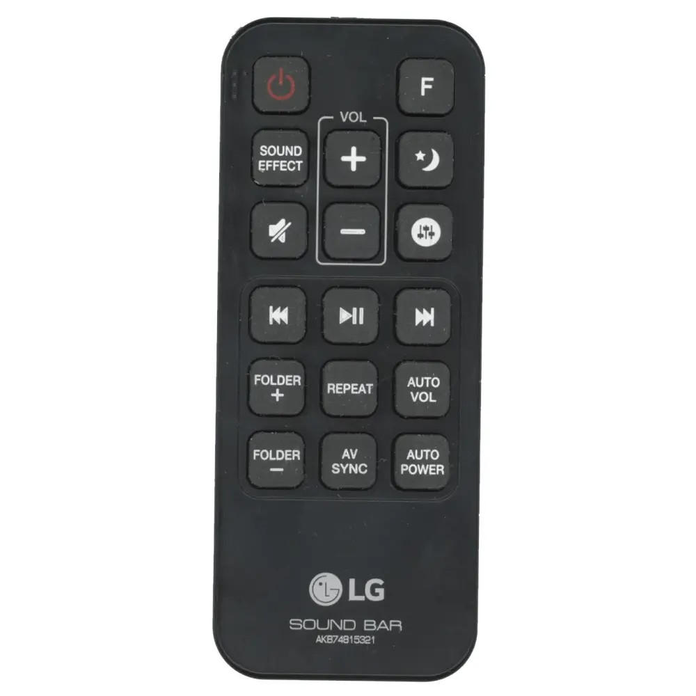 Control remoto para barra de sonido LG AKB74815321