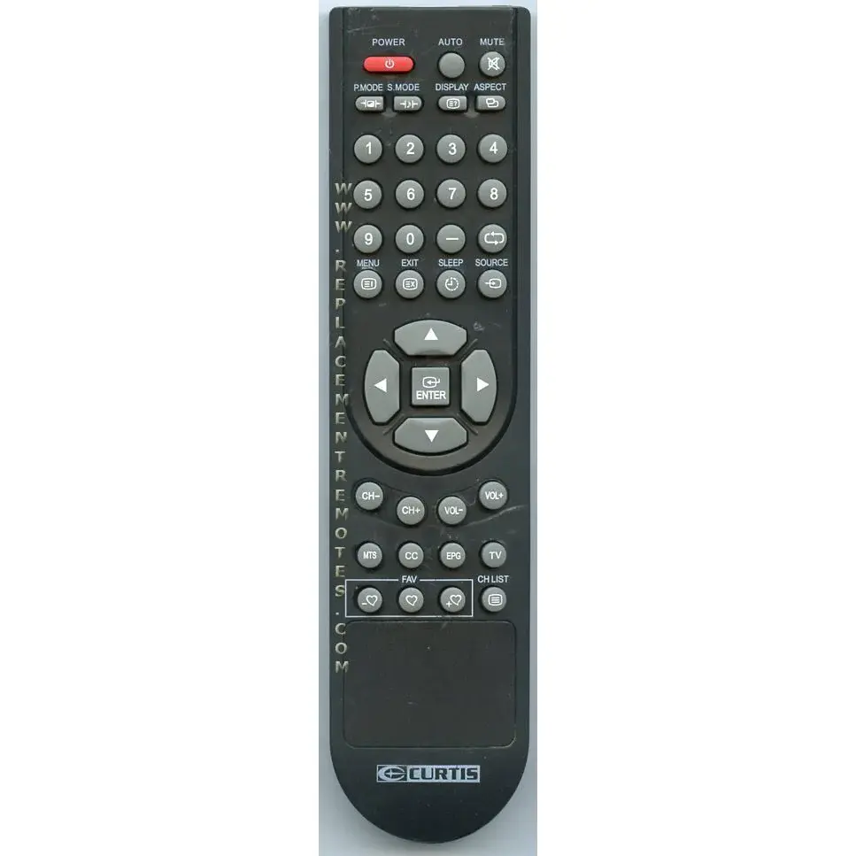 Control remoto para TV Curtis LED1336A