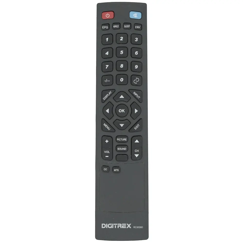 Control remoto para TV DigiTrex RC3026D