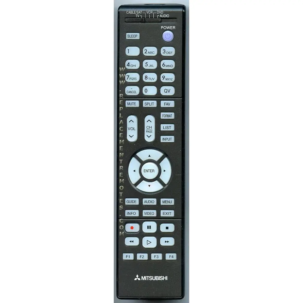 Control remoto para televisor Mitsubishi 290P137A40