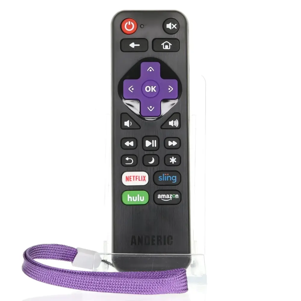 Control remoto de repuesto Anderic RRLF16 RC280 RC-AFIR RC-ALIR para Roku TV