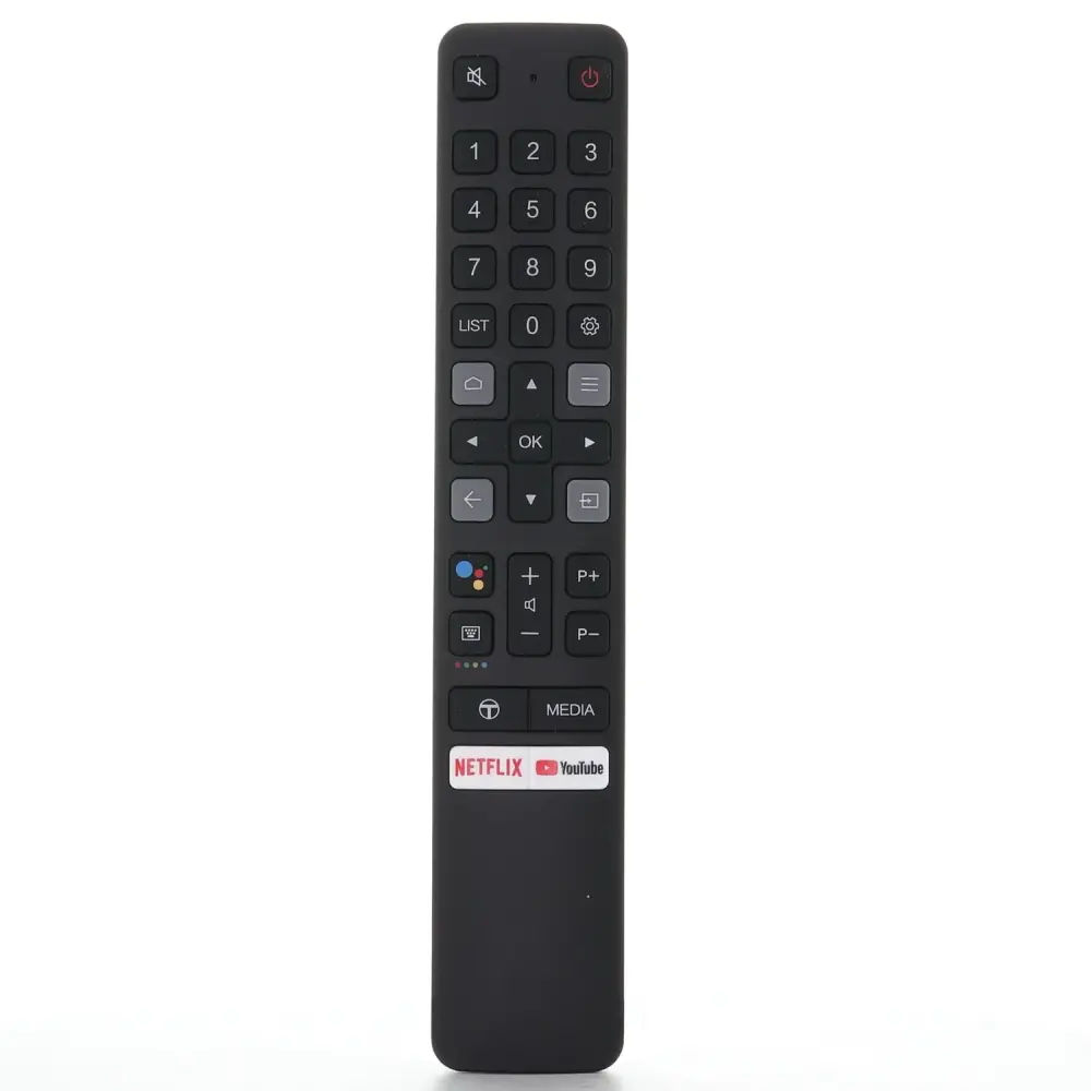 Control remoto TCL RC901V FMR1 para Android TV - Multimedia, Netflix, YouTube - RC901V