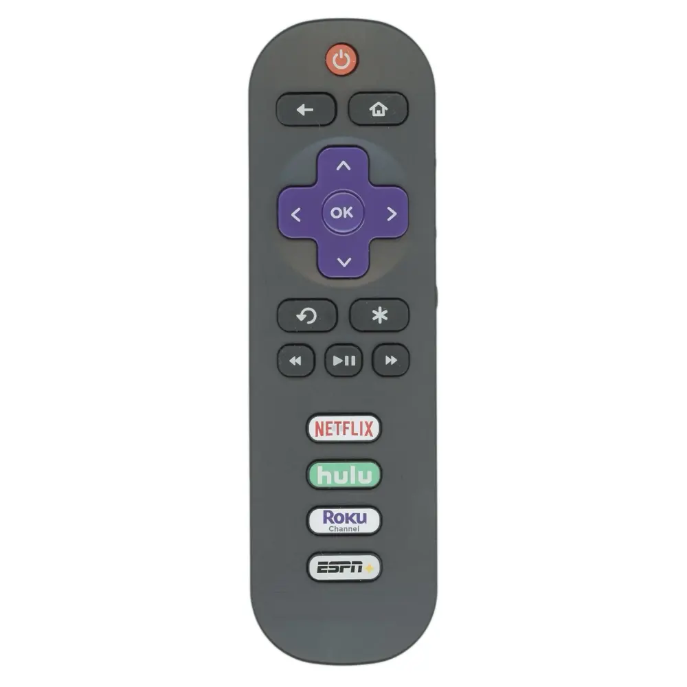 Control remoto de TV TCL RRC280J ROKU - Netflix, Hulu, Roku, ESPN - 06-IRPT20-RRC280J