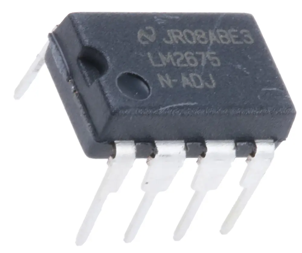 Regulador de conmutación LM2675N-ADJ/NOPB, Controlador Buck, 1A MDIP, 8 pines, Ajustable, 260 kHz Texas Instruments