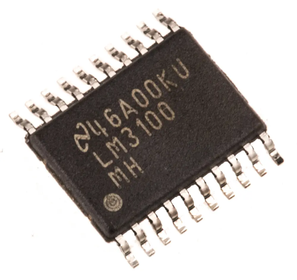 Regulador de conmutación LM3100MH/NOPB, Controlador Buck, 1.5A TSSOP, 20 pines, Ajustable, 1.000 kHz Texas Instruments