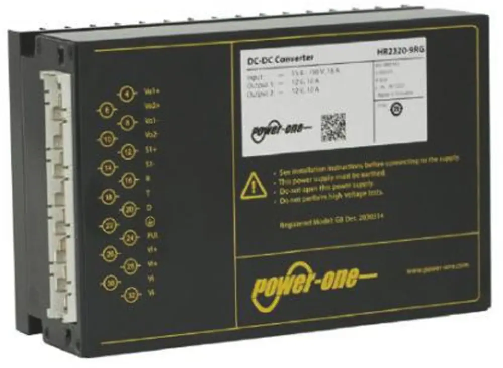 Convertidor dc-dc 144W, Salida 12V dc, 6A, ±120mV Sí No | HRL2320-9RG BEL POWER SOLUTIONS INC