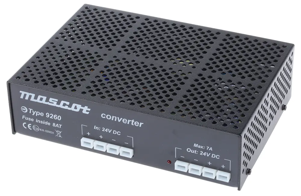 Convertidor dc-dc 210W, Salida 24V dc, 16A, 0.02 | 9260000057 Mascot