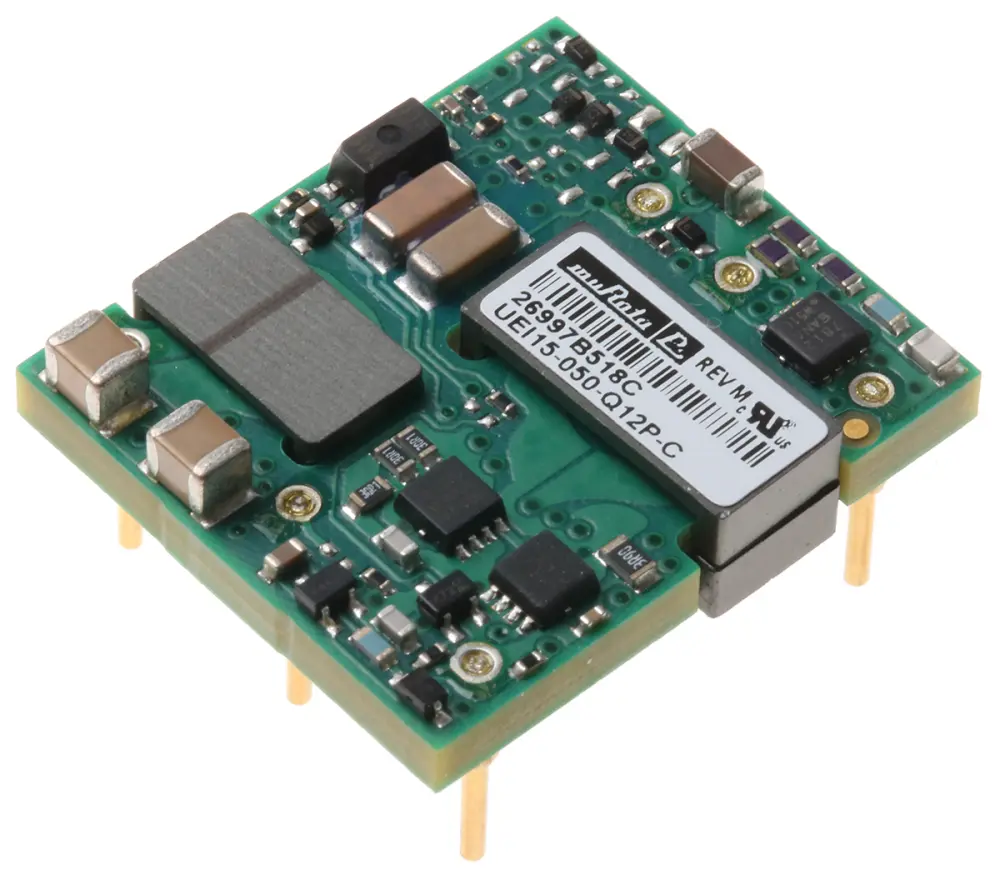 Convertidor dc-dc 15W, Salida 5V dc, 3A | UEI15-050-Q12P-C Murata Power Solutions